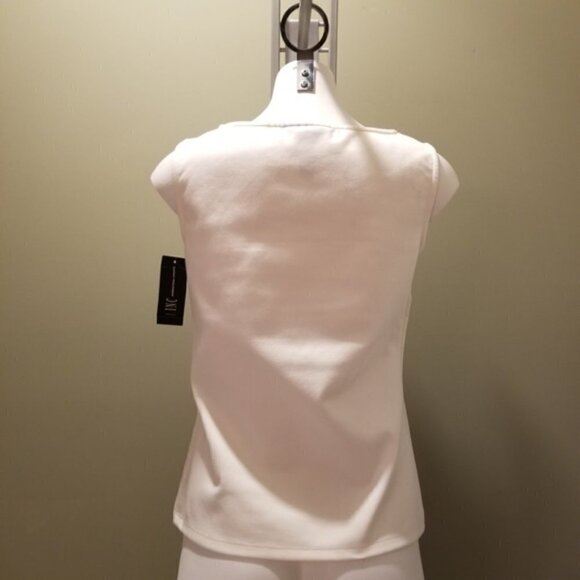 INC Cut Out White Top (S) NWT - Picture 3 of 5